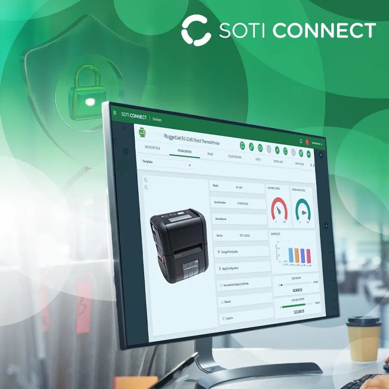 Employee using SOTI Connect